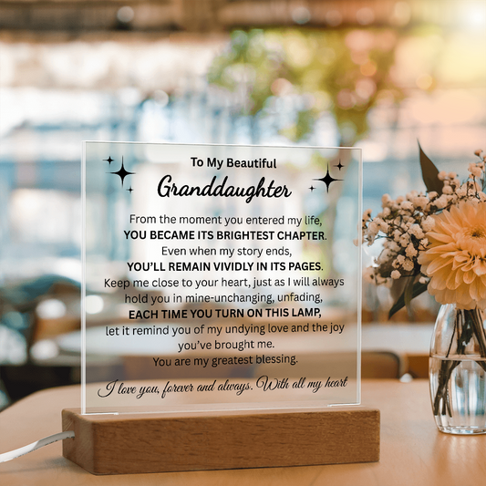 To My Beautiful Granddaughter / Forever Love