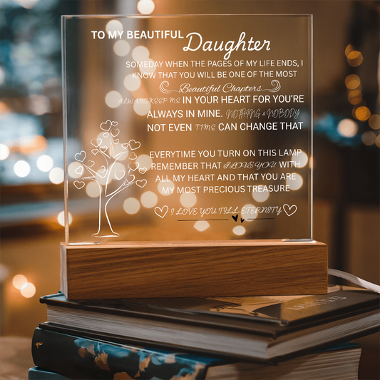To my daughter/ Beautiful chapters